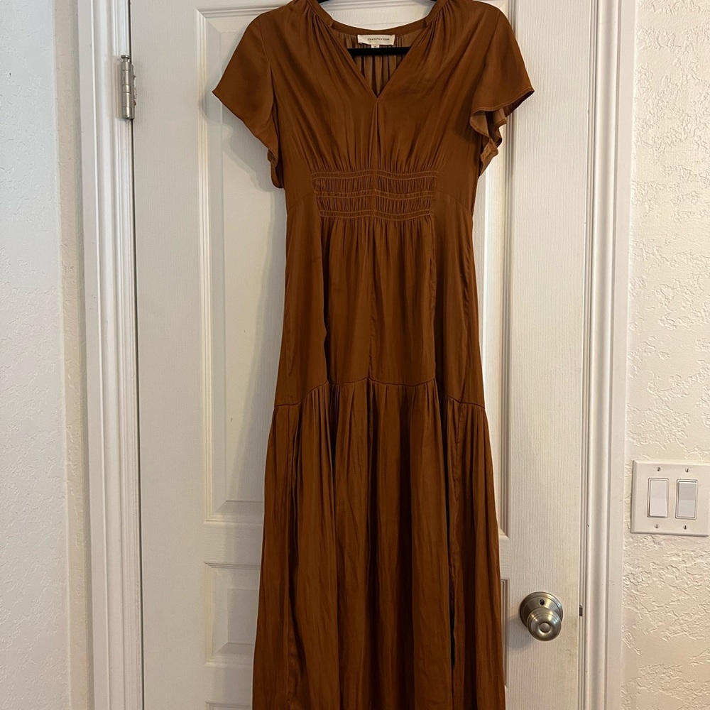 Grade and Gather golden dress